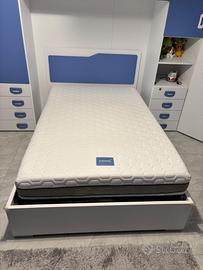 Letto contenitore una piazza e mezza