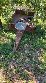 carrello per motozappa o motocoltivatore
