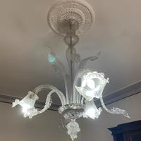 Lampadario murano in vetro veneziano