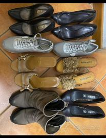 7 paia di scarpe n38 da donna