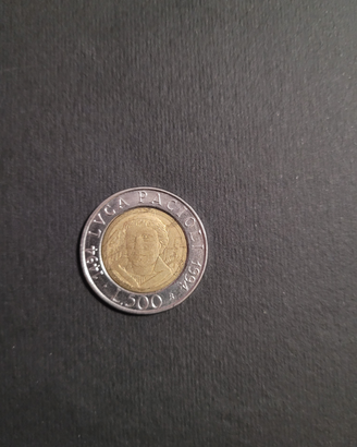 500 lire Luca Pacioli 1494-1994