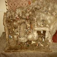 Presepe artigianale con cascata acqua