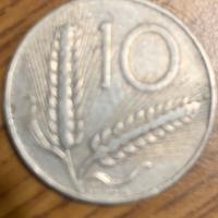 Moneta da 10 Lire 1951 Spiga di grano/Aratro