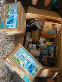 Lotto articoli gonfiabili e per piscine