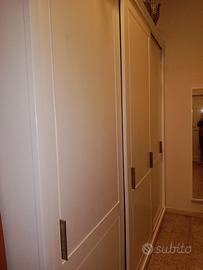 armadio tre ante bianco 