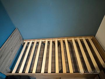 Letto singolo praticamente nuovo usato due settima