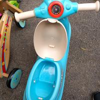 Vespa Smoby scooter azzurro