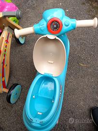 Vespa Smoby scooter azzurro
