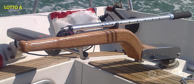 Barra in legno per timone barca vela