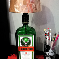 Lampada bottiglia amaro Jagermeister