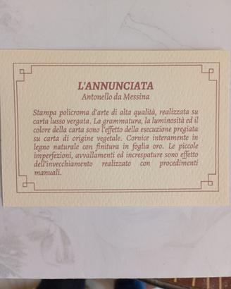 l'annunciata di Antonello da Messina 