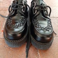 Original wulfrun creepers black leather