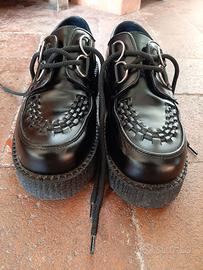 Original wulfrun creepers black leather
