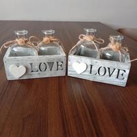 set scatole con vasetti 