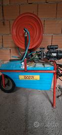 irroratrice elettrica con carrello