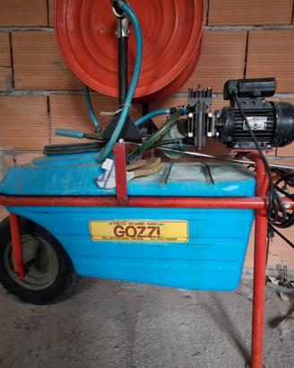 irroratrice elettrica con carrello