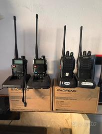 Set 4 Walkie-Talkie Baofeng