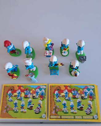 KINDER SORPRESA  PUFFI 2010+ 9 CARTINE