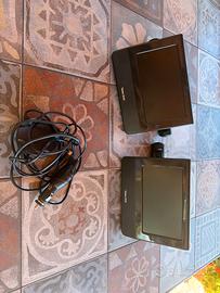 Coppia lettori DVD portatili per auto/camper 12V