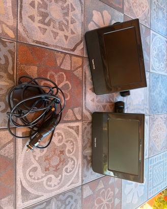 Coppia lettori DVD portatili per auto/camper 12V