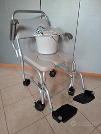 Sedia comoda per wc e bagno NUOVA