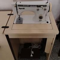 macchina da cucire elettrica con pedale vigorelli 