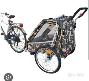 rimorchio bambini per bici