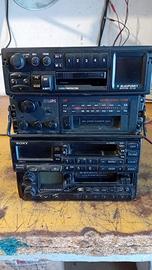 4 autoradio a cassetta in blocco a 15 euro.