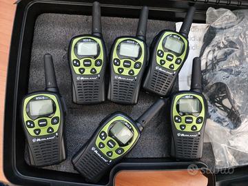Set 6 Walkie-Talkie Midland M24-S + auricolari