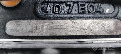 Motore usato Opel Zafira 2000TDI A con pompa Nafta