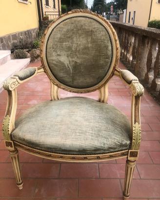 Poltroncina stile luigi 16