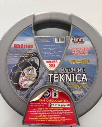 Catene da neve Rhütten Teknica 9mm misura 30