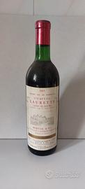 1967 vino rosso Château Laurette Côtes de Bourg