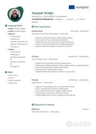 Aiuto Cuoco / Pasticcere Junior -