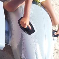 Delfino gonfiabile mare