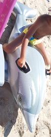 Delfino gonfiabile mare