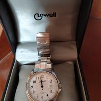 Orologio unisex LOWELL in acciaio con scatola