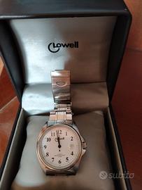 Orologio unisex LOWELL in acciaio con scatola