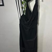 Vestito nero elegante Motivi con dettagli glitter