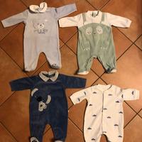 n° 4 tutine bimbo 0-3 mesi