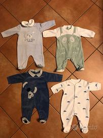 n° 4 tutine bimbo 0-3 mesi