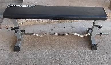 panca piana piatta palestra