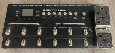 Line 6 Pod X3 Live pedaliera multieffetto