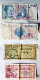 Banconote Jugoslavia