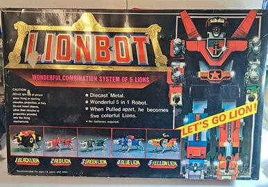 Voltron Golion Lionbot Jaguarbot popy die cast toy