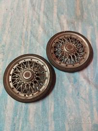 coppia ruote x macchinina pedali antica / triciclo