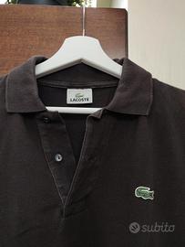 Polo Lacoste - marrone - taglia XS