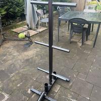 Porta pesi con T-bar