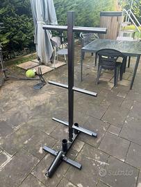 Porta pesi con T-bar