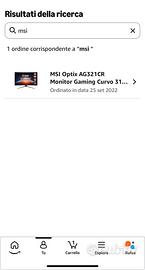 MSI Optix AG321CR 32" Curvo Gaming 165Hz 1ms